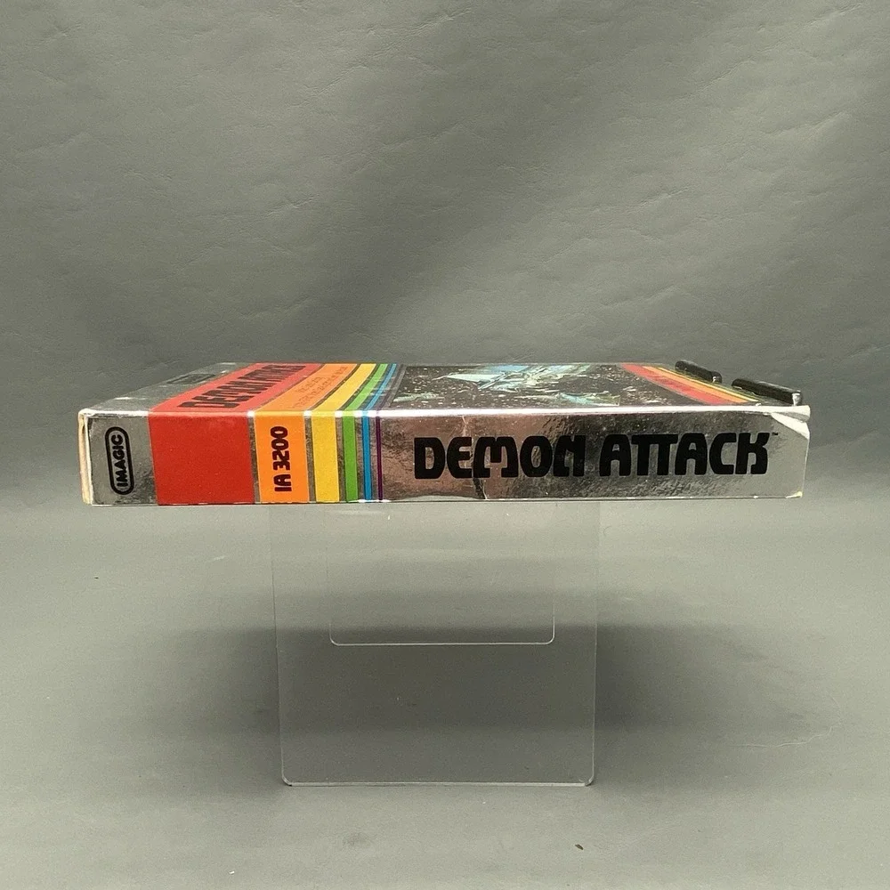 Demon Attack (Atari 2600, 1982) Box, Cartridge, Instructions